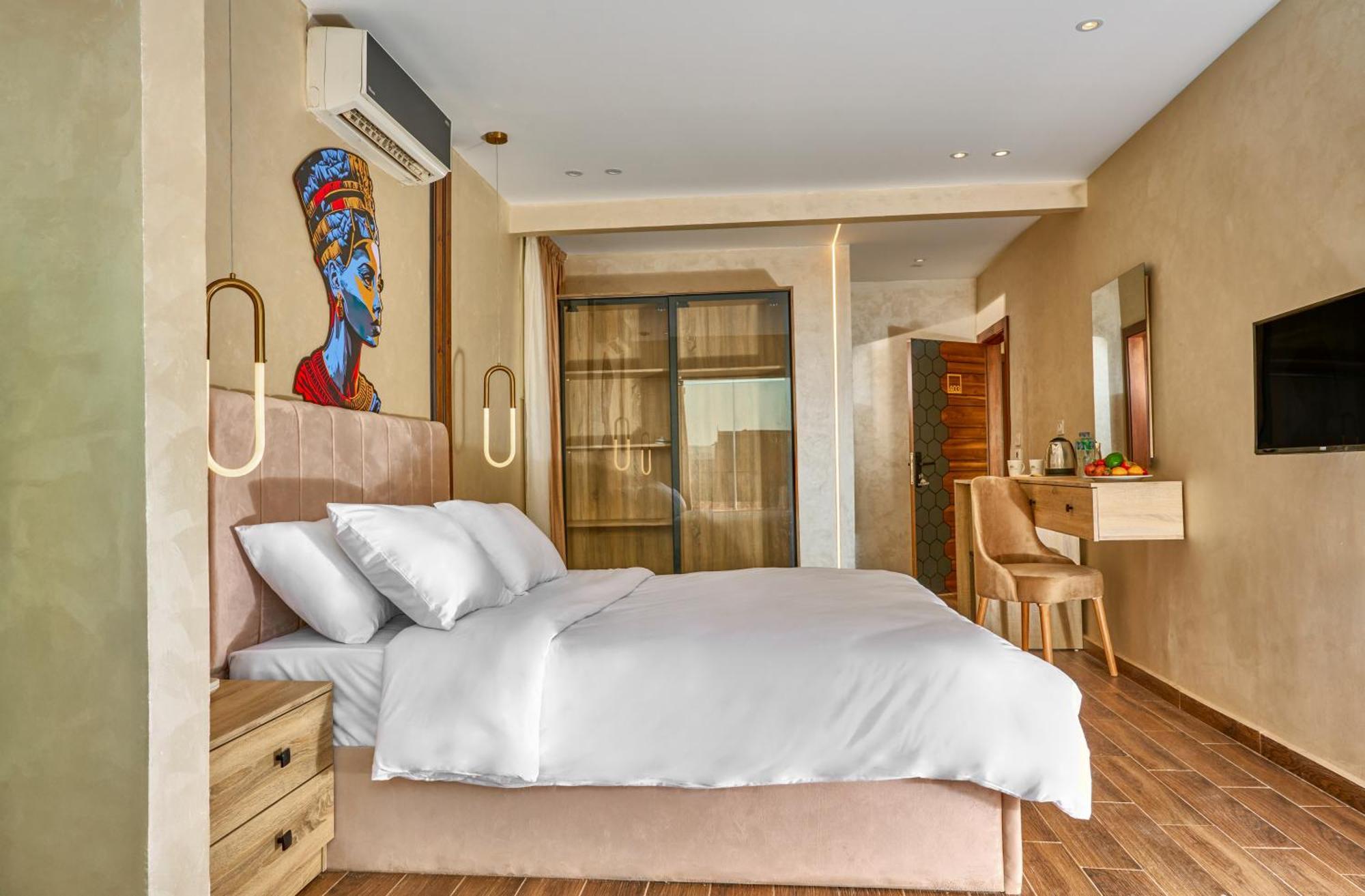 Hotel Cleopatra Tower Pyramid View Kafret el-Gabal Zewnętrze zdjęcie